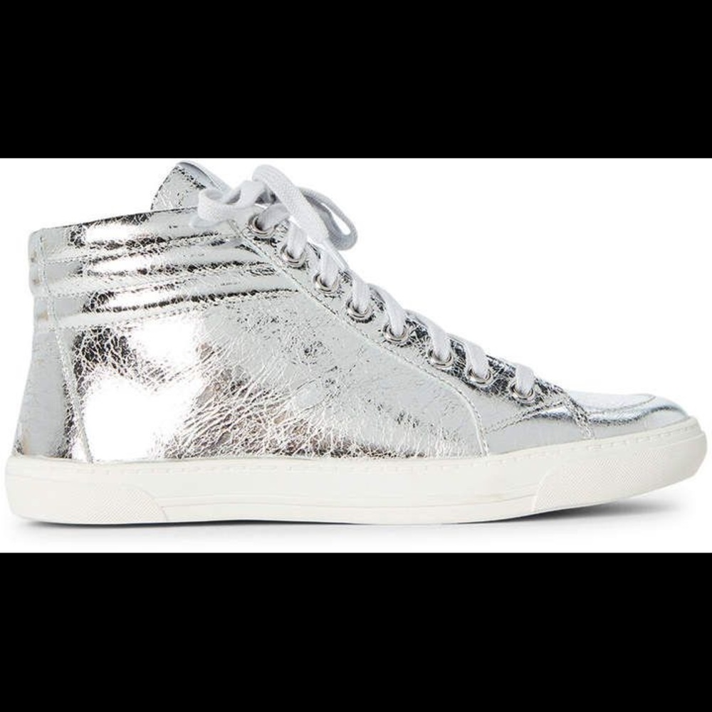 DKNY Silver High Top Sneakers